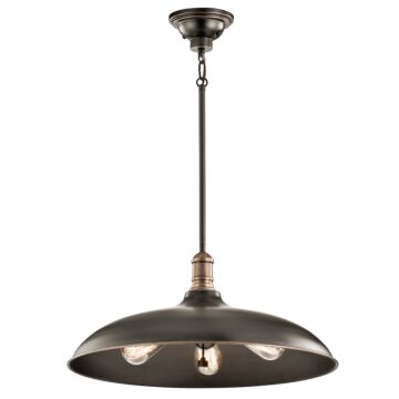 Cobson Three Light Pendant in Olde Bronze by Kichler