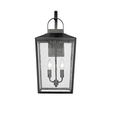 Devens Two Light Outdoor Wall Sconce in Powder Coated Black by Millennium