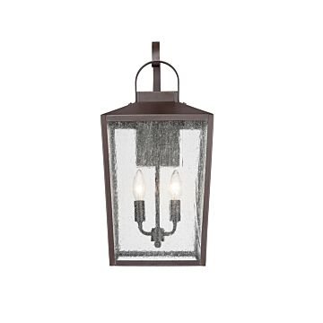 Devens Two Light Outdoor Wall Sconce in Powder Coated Bronze by Millennium