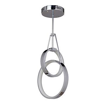 Anillo LED Pendant in Chrome by Craftmade