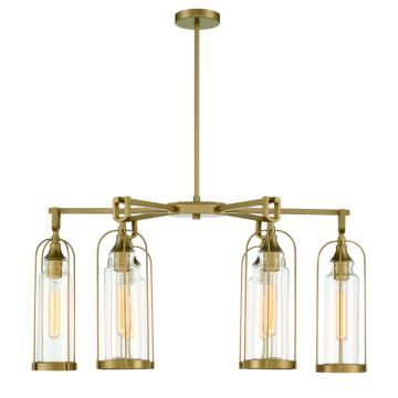 Eurofase Yasmin 6-Light Chandelier in Gold