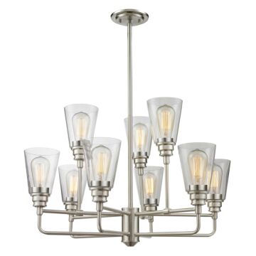 Z-Lite Annora 9-Light Chandelier In Brushed Nickel