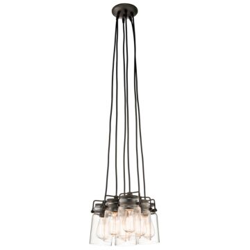 Brinley Six Light Pendant in Olde Bronze by Kichler