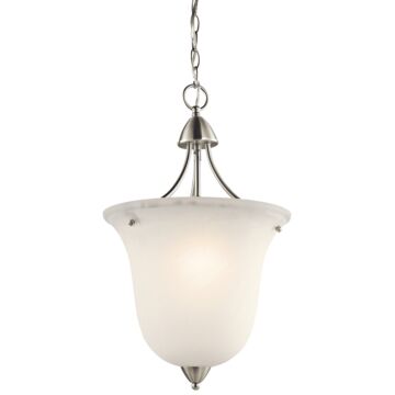 Nicholson One Light Foyer Pendant in Brushed Nickel by Kichler