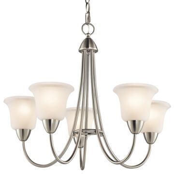 Nicholson Five Light Chandelier in Brushed Nickel by Kichler
