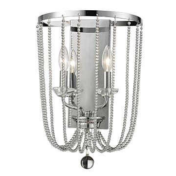Z-Lite Serenade 2-Light Wall Sconce In Chrome