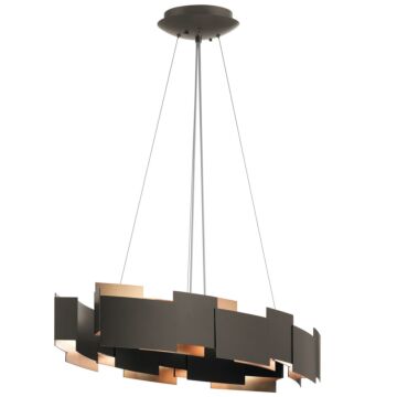 Moderne LED Pendant in Olde Bronze by Kichler