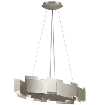Moderne LED Pendant in Satin Nickel by Kichler