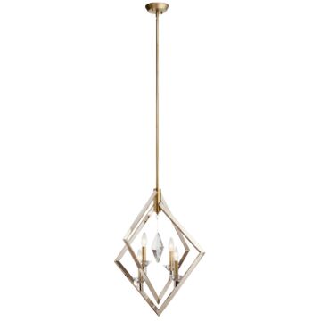 Layan Four Light Pendant in Polished Nickel by Kichler