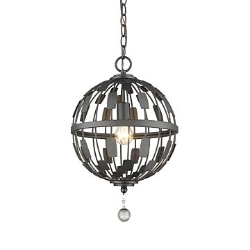 Z-Lite Almet 1-Light Pendant Light In Bronze