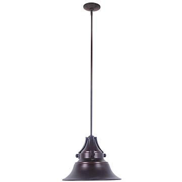 Union One Light Pendant in Oiled Bronze Gilded by Craftmade