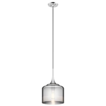 Tabot One Light Pendant in Chrome by Kichler
