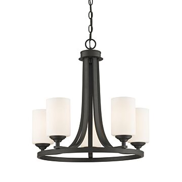 Z-Lite Bordeaux 5-Light Chandelier In Bronze