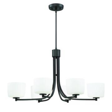 Craftmade Clarendon 6-Light 32" Transitional Chandelier in Aged Bronze Brushed