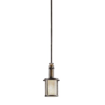 Ahrendale One Light Mini Pendant in Anvil Iron by Kichler