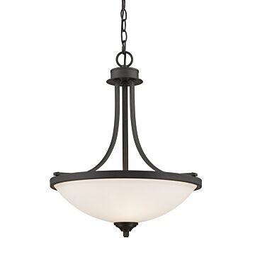 Z-Lite Bordeaux 3-Light Pendant Light In Bronze