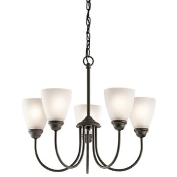 Jolie Five Light Chandelier in Olde Bronze by Kichler