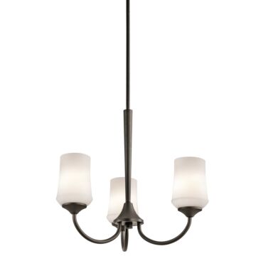 Aubrey Three Light Chandelier in Olde Bronze by Kichler