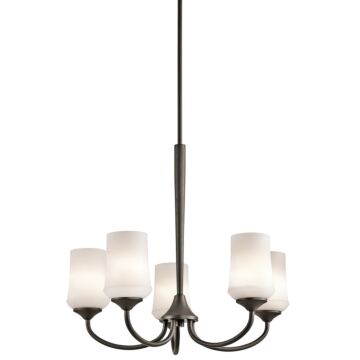 Aubrey Five Light Chandelier in Olde Bronze by Kichler