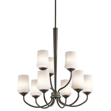 Aubrey Nine Light Chandelier in Olde Bronze by Kichler