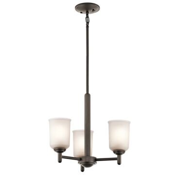 Shailene Three Light Mini Chandelier in Olde Bronze by Kichler