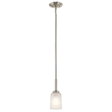 Shailene One Light Mini Pendant in Brushed Nickel by Kichler
