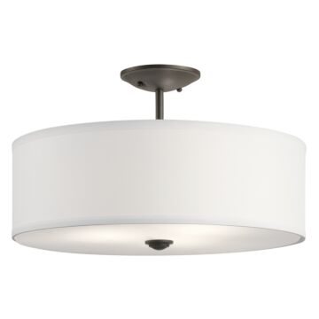 Shailene Three Light Semi Flush Mount in Olde Bronze by Kichler