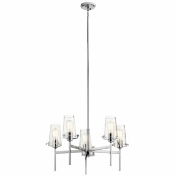 Alton Five Light Chandelier in Chrome by Kichler