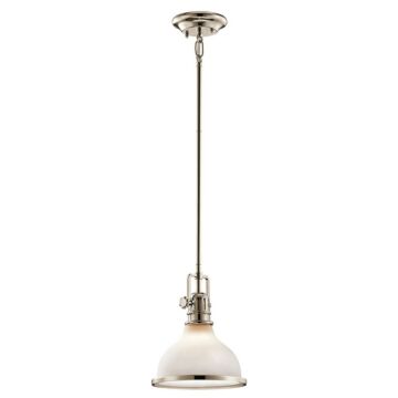 Hatteras Bay One Light Mini Pendant in Polished Nickel by Kichler
