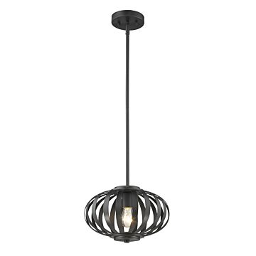 Z Lite Moundou 1 Light Pendant Light In Bronze