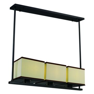 Tribeca LED Linear Pendant in Dark Bronze by Maxim