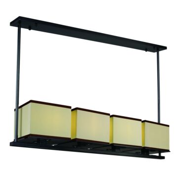 Tribeca LED Linear Pendant in Dark Bronze by Maxim