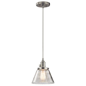Kichler Avery 8.75 Inch Mini Pendant in Brushed Nickel