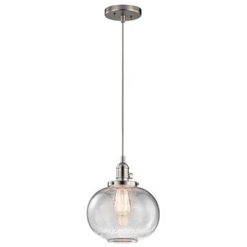 Kichler Avery 9.75 Inch Mini Pendant in Brushed Nickel