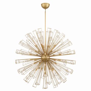 Dendelio 35-Light Chandelier in Gold