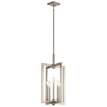 Cullen Five Light Foyer Pendant in Classic Pewter by Kichler