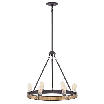 Hinkley Everett 6-Light Pendant In Bronze