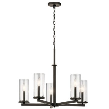 Crosby Five Light Chandelier in Olde Bronze by Kichler