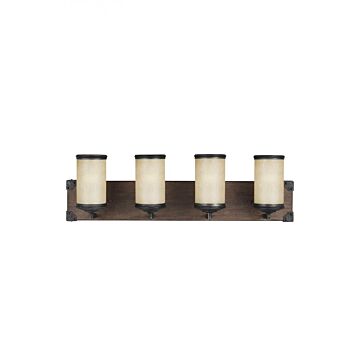 Generation Lighting Dunning 4-Light 26 Bathroom Vanity Light in Stardust