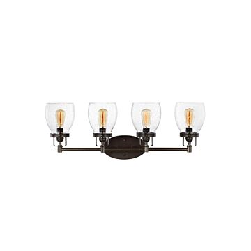 Belton 4-Light Wall/ Bathroom Vanity Light in Bronze