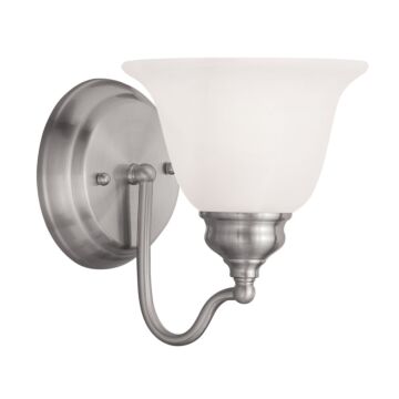 Essex 1-Light Bathroom Vanity Light in Brushed Nickel