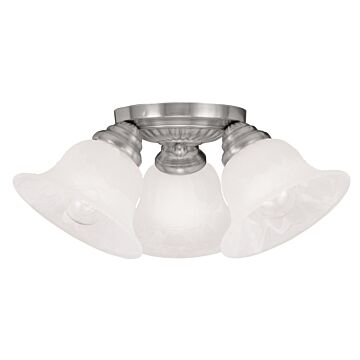 Edgemont 3-Light Ceiling Mount in Brushed Nickel