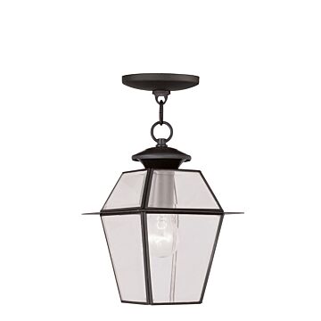 Westover 1-Light Outdoor Pendant in Bronze