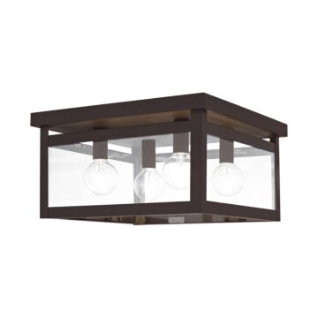 Milford 4-Light Ceiling Mount in Bronze