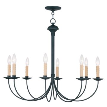 Heritage 8-Light Chandelier in Black