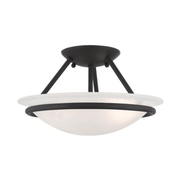 Newburgh 2-Light Ceiling Mount in Black