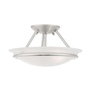 Newburgh 2-Light Ceiling Mount in Brushed Nickel