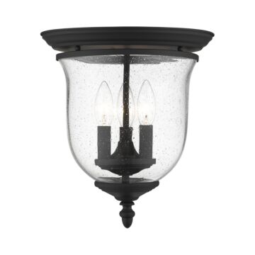 Legacy 3-Light Ceiling Mount in Black