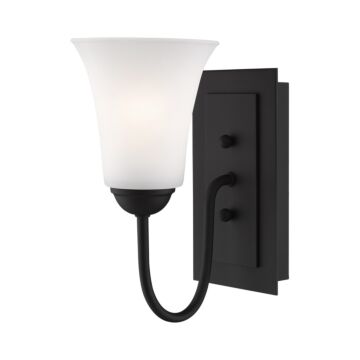 Ridgedale 1-Light Wall Sconce in Black