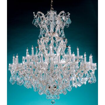 Maria Theresa 25 Light Chandelier in Polished Chrome by Crystorama